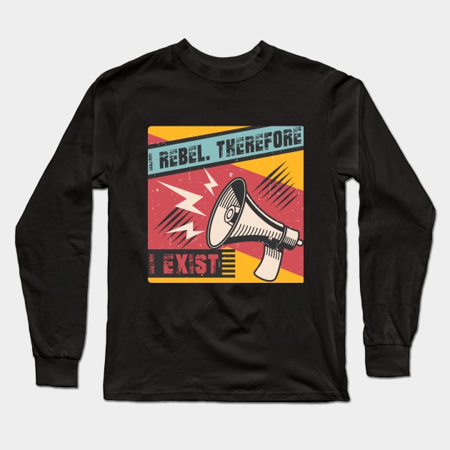Rebel Long Sleeve T-Shirt by Designs By David Bannister 